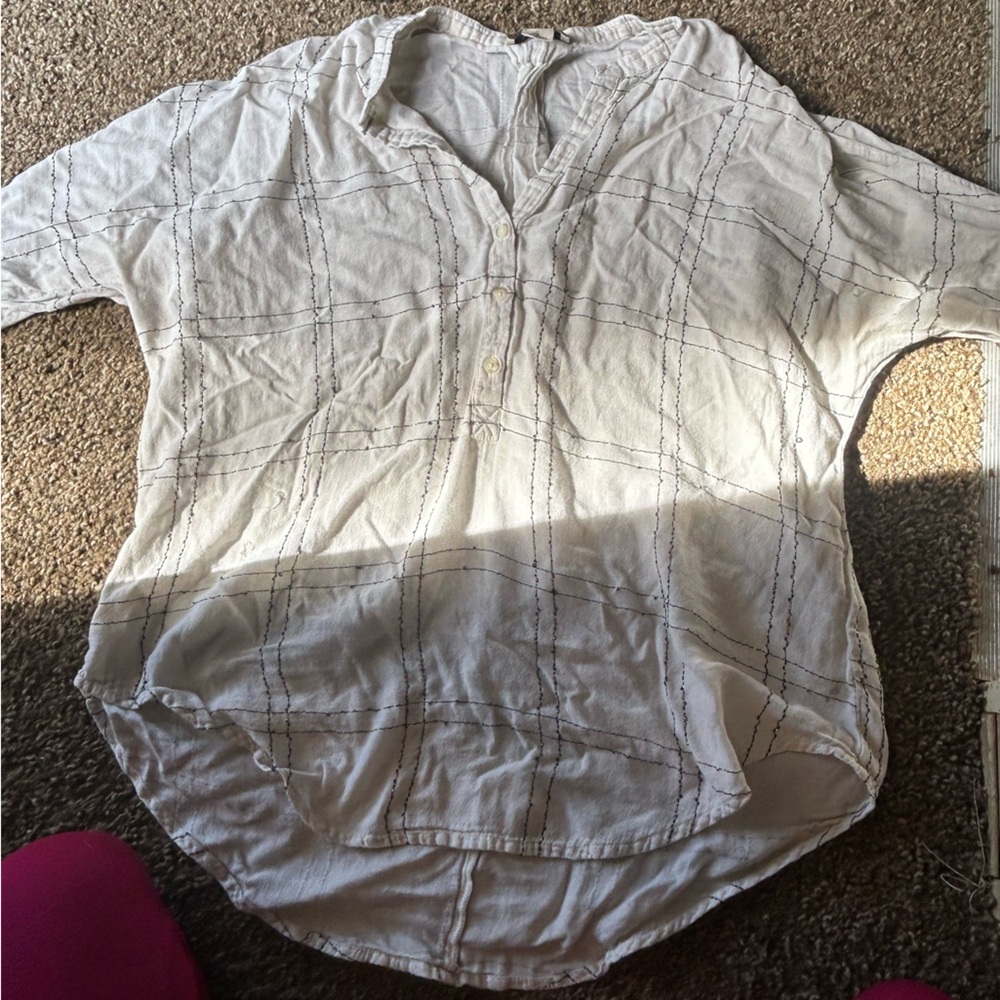 Lucky brand long sleeve button up